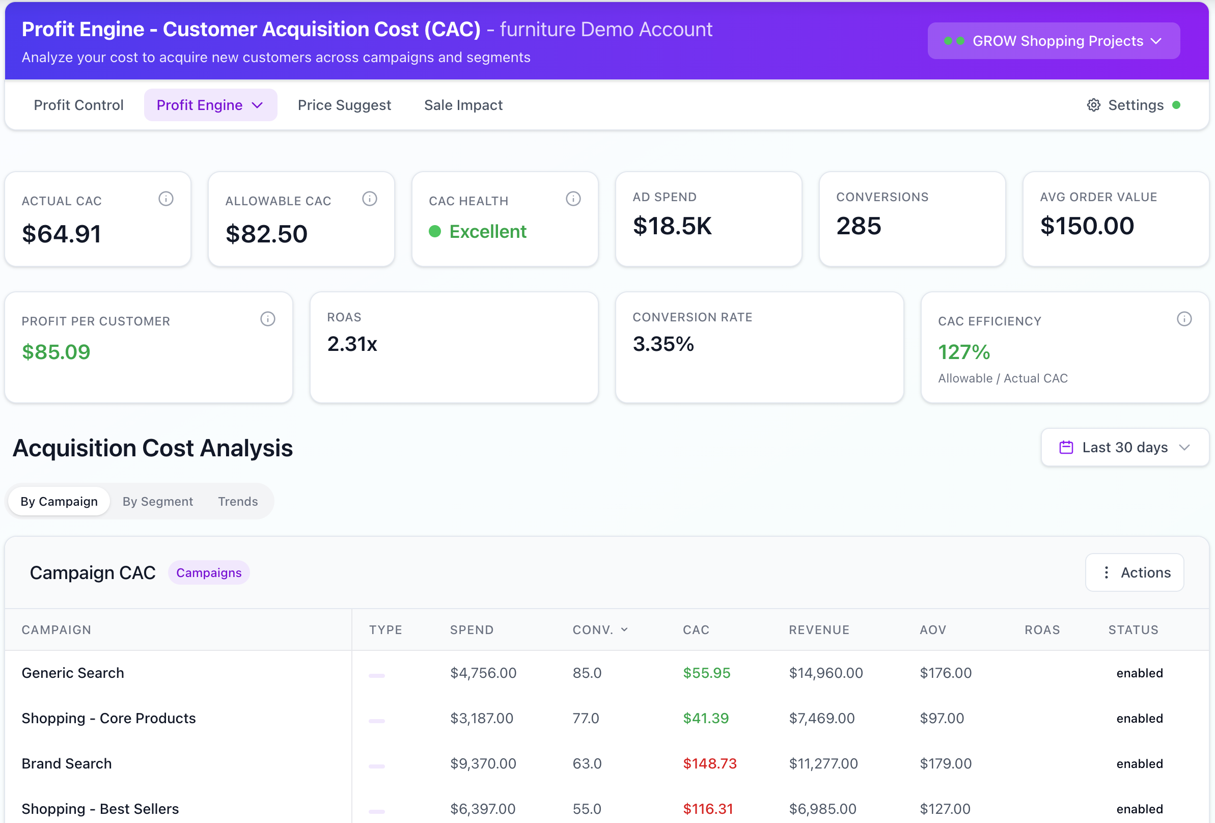 Customer Acquisition Cost